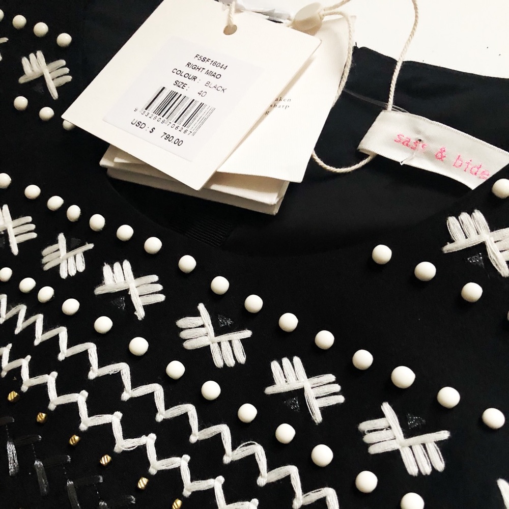 SASS & BIDE RIGHT MIAO DRESS BLACK - Picture 4 of 8
